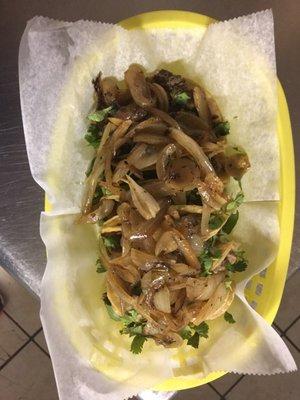 Bistec tacos