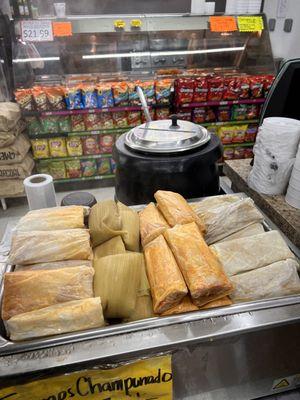 Tamales and Champurrado !