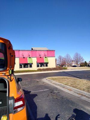 So with covid-19 my friends and I eat outside enjoy the beautiful Longmont CO weather. The food and car service was great.