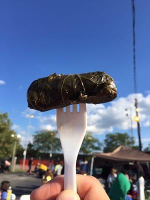 One of the best stuffed grape leaves in the city...seriously.