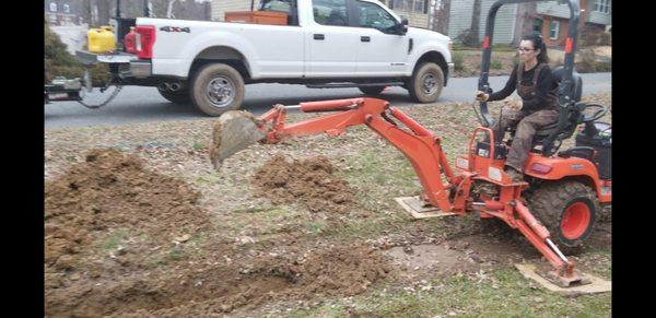 DITCH DIGGING, FRENCH DRAIN, CULVERT PIPE INSTALLATION