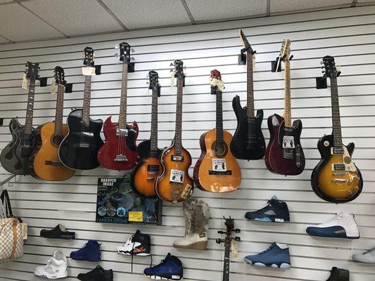 Wide Selection of Guitars