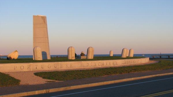 This is toward sunset and the placement of the stones function like a clock, with the taller element acting as the sundial.