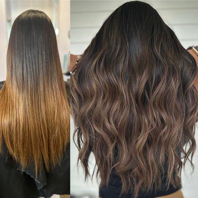 Bellami Babe   Hair Extension Install: 2 rows of 20" Volume Wefts