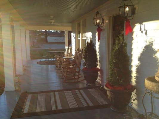 Front porch on a beautiful afternoon