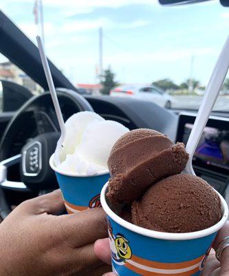 Double Up: (Hers & His) Chocolate & Lemon Italian Icees)