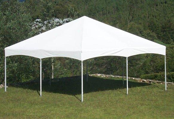 Tents from 10x10 to 20x40. Tables and Chairs