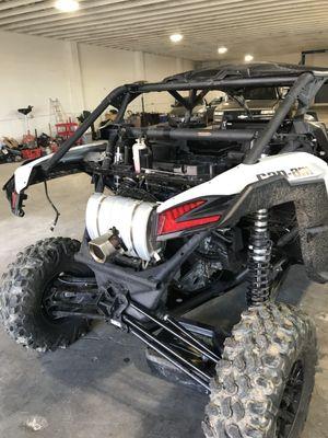 2023 Can Am Maverick Rs we did a full service to get it ready for the customer so he can go have Fun