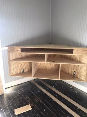 Wall TV cabinet