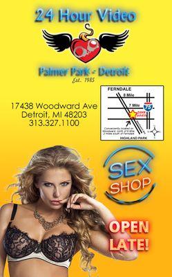 SEX SHOP - OPEN LATE!