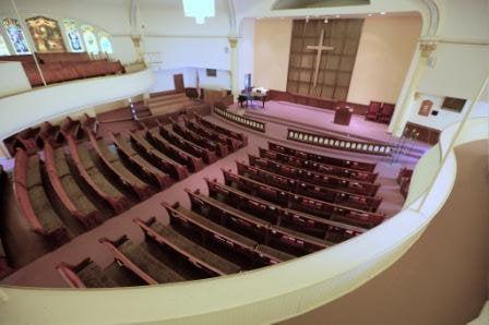 View of the sanctuary