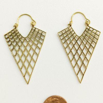 Brass earrings special price