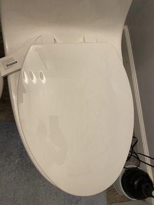 New toliet install.