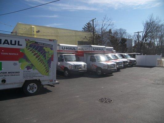 U-Haul vans, trucks,trailers and supplies!!