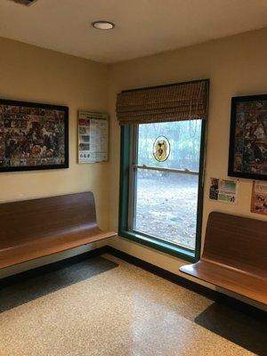 Inside of Landmark Animal Hospital