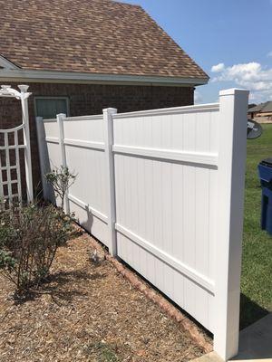 Frontier Home Exteriors replaced our vinyl fence. They were so easy to work with! We couldn't be happier!