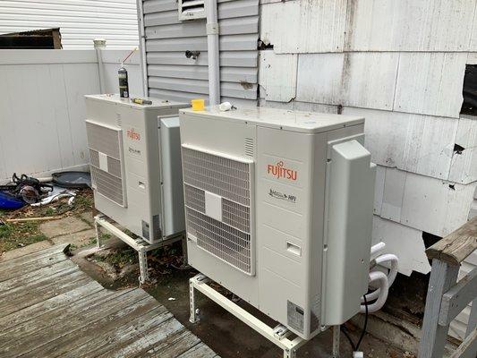 Install of Fujitsu for con Edison rebate