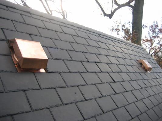 Slate roof