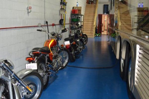 Indoor Motorcycle Storate