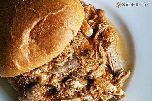 Pulled Porter Pork Sandwich