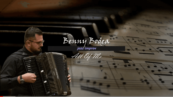 Live music from musician Benny Bodea!!