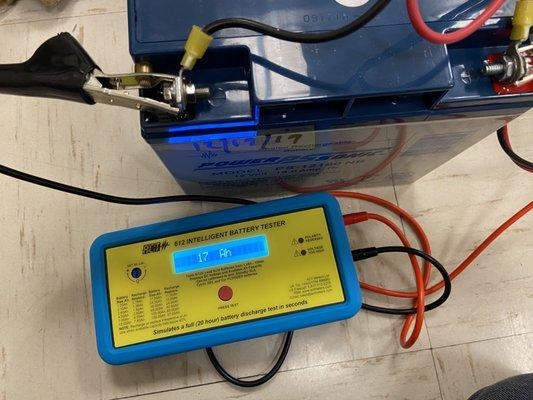 Test all Battery AMPS during service