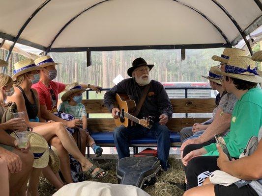 Cowboy Keith telling us a story! Stories of Hugh Glass, Jim Bridger, Scotty Philip, and others.