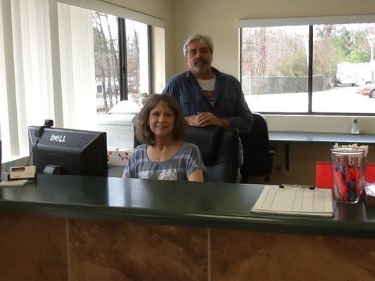 Managers, Rick and Sharon, at 6120 Westgate Road location in Raleigh, NC