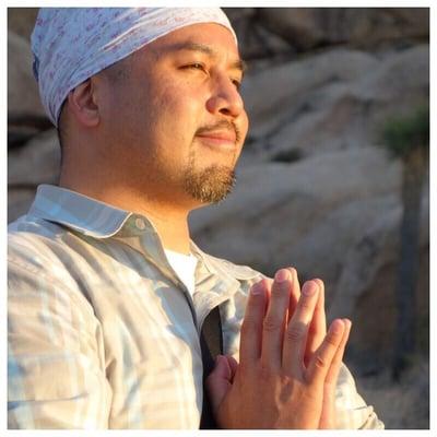 A few moments after meditating in Joshua Tree National Park.