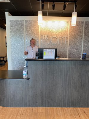 The front desk at The Joint Chiropractic in Spartanburg East