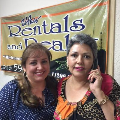 Claudia and Isela.  Our Office Team is the Best in the business!