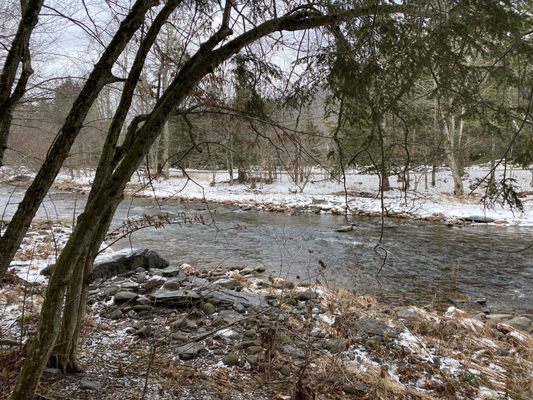 The stream at the Inn