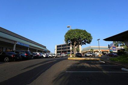 Times Square Shopping Center located right off of Ka'ahumanu St.