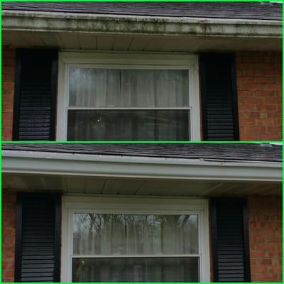 Before and after curb appeal.