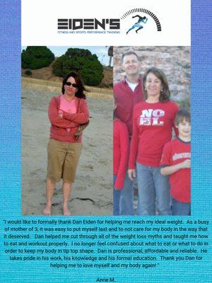 My client Anne's Before & After photos