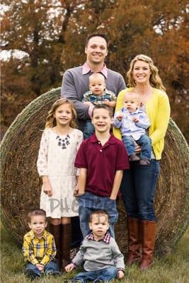 Dr Mark Riggs and family