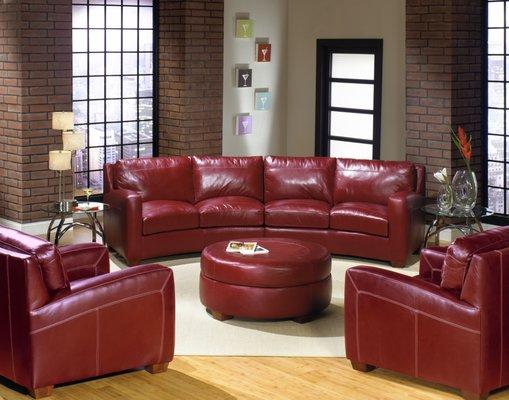 100% Top Grain Leather Sofas at affordable prices!