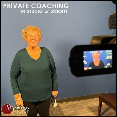 Private Coaching in Studio or Zoom
More info: https://vervestudio.net/private-coaching