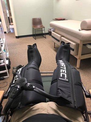 Compression therapy (normatec)