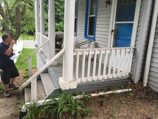 Porch renovation (before)