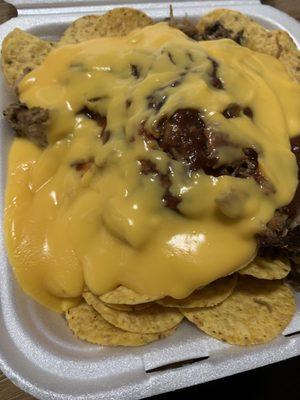 BBQ nachos