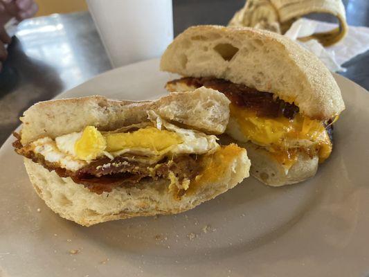 Bacon, egg and cheese