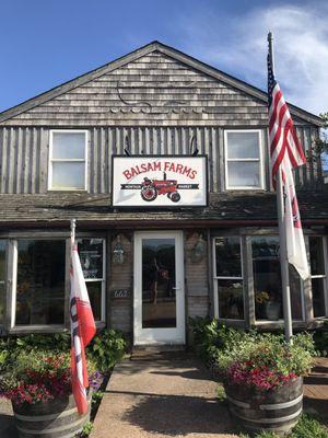 Balsam Farms storefront.