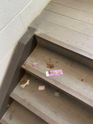 Dirty staircase