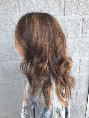 Rose-Gold Highlights