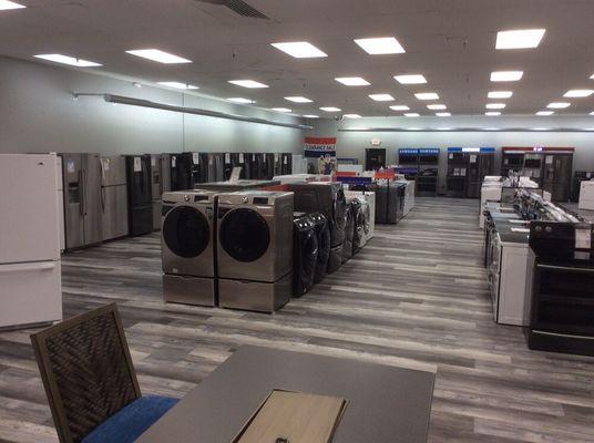 Appliance section LG Whirlpool Samsung Maytag