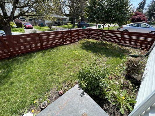 Front yard fence