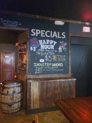 Happy hour specials