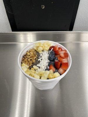 We have acai bowls