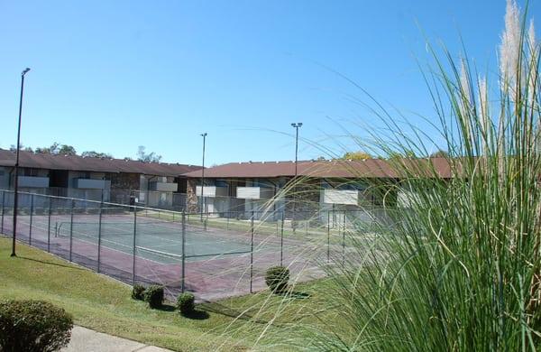 Lighted Tennis Courts